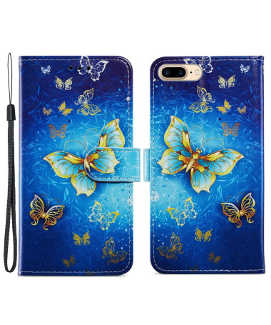 Housse iPhone 8 Plus / 7 Plus Golden Butterfly