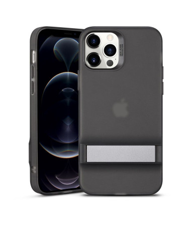 Coque iPhone 12 / 12 Pro ESR transparent avec support métal