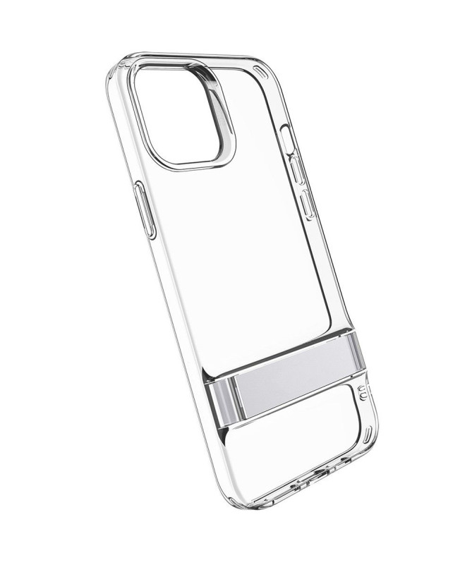 Coque iPhone 12 / 12 Pro ESR transparent avec support métal