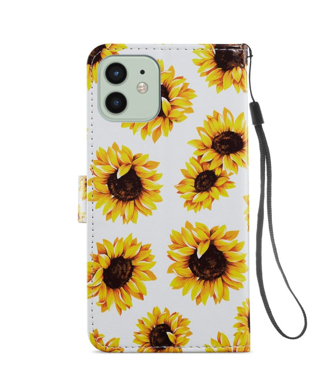 Housse iPhone 12 / 12 Pro Tournesol Fleur