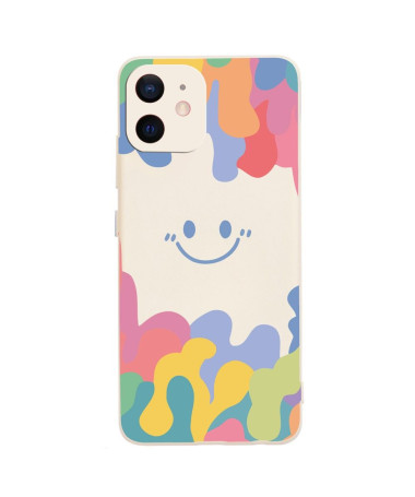 Coque iPhone 12 Splash Smiling en silicone