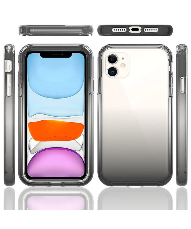 Coque iPhone 11 Antichoc transparent dégradé