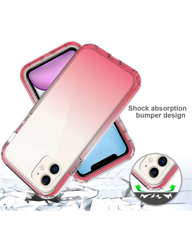 Coque iPhone 11 Antichoc transparent dégradé