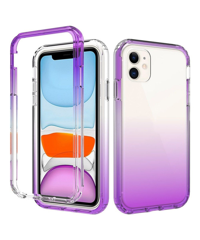 Coque iPhone 11 Antichoc transparent dégradé