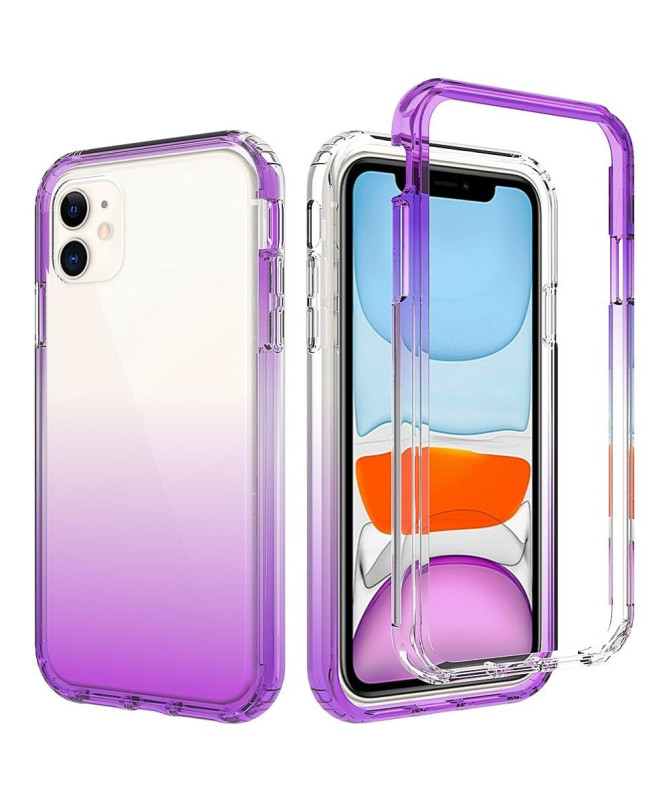 Coque iPhone 11 Antichoc transparent dégradé