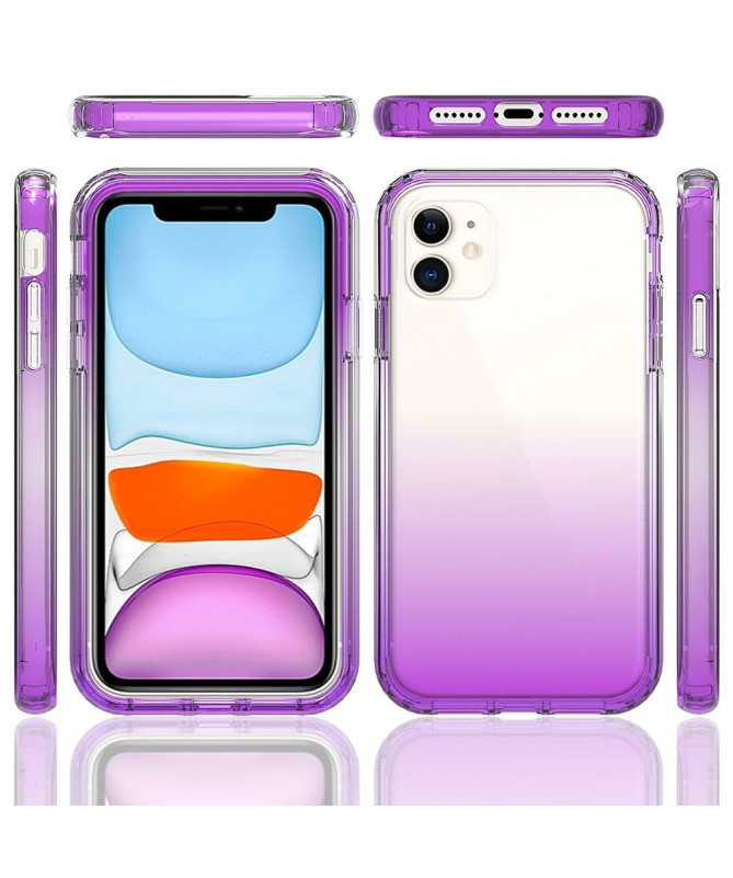 Coque iPhone 11 Antichoc transparent dégradé