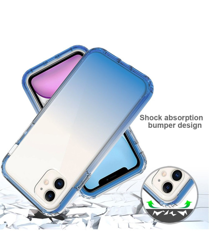 Coque iPhone 11 Antichoc transparent dégradé