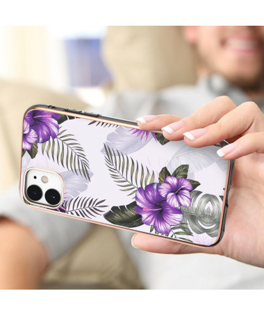 Coque iPhone 11 Fleurs Exotiques