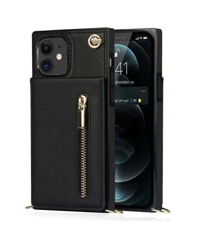 Coque iPhone 11 Porte-Cartes Business à cordon