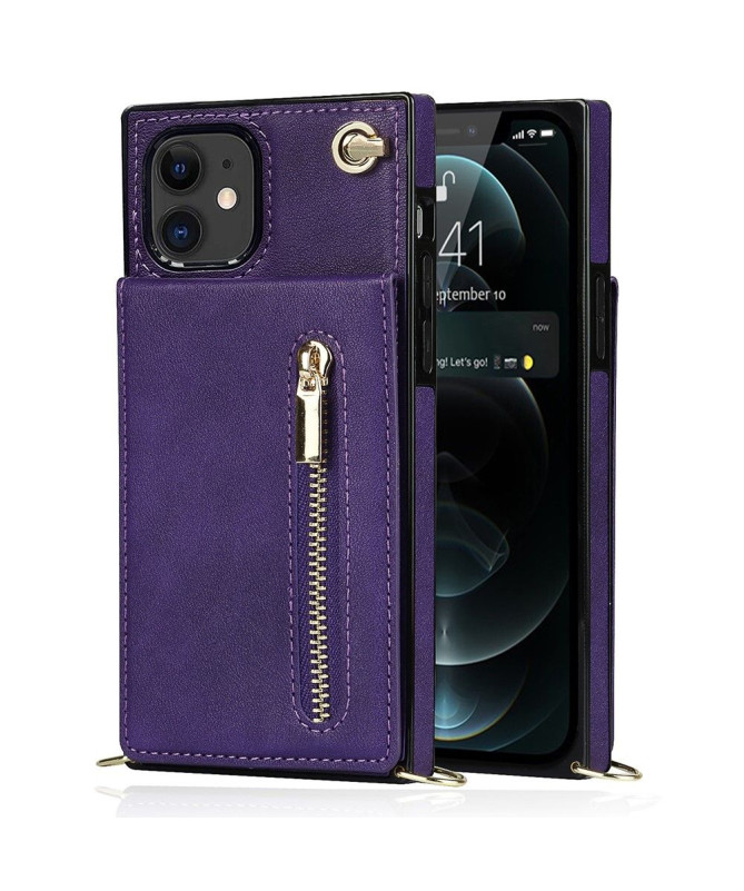 Coque iPhone 11 Porte-Cartes Business à cordon