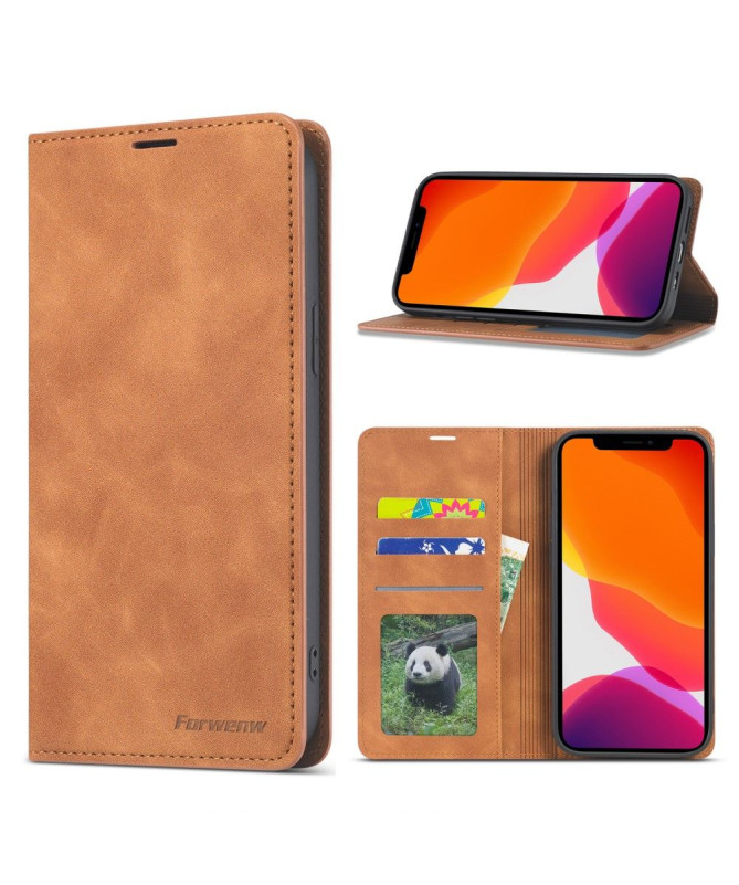 Housse iPhone 12 Pro Max FORWENW Simili Cuir