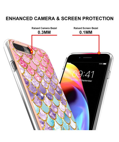 Coque iPhone 8 Plus / 7 Plus motif écailles