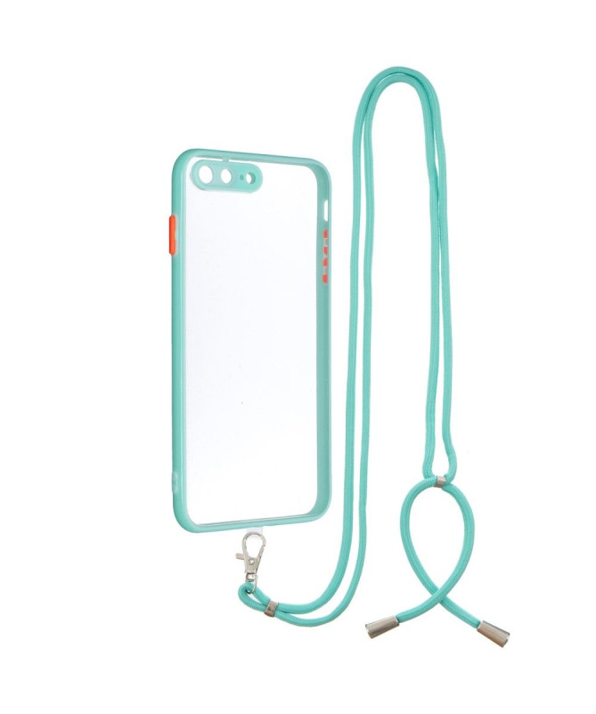 Coque iPhone 8 Plus / 7 Plus bumper transparent à cordon