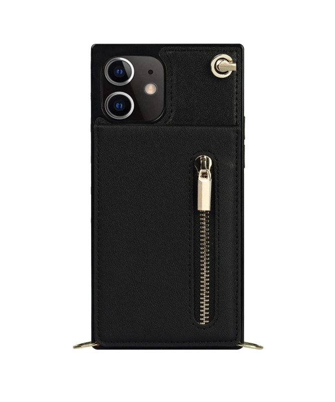 Coque iPhone 12 mini Porte-Cartes Business à cordon