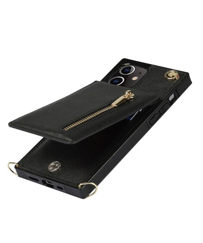Coque iPhone 12 mini Porte-Cartes Business à cordon