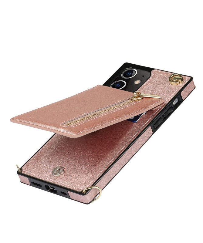 Coque iPhone 12 mini Porte-Cartes Business à cordon