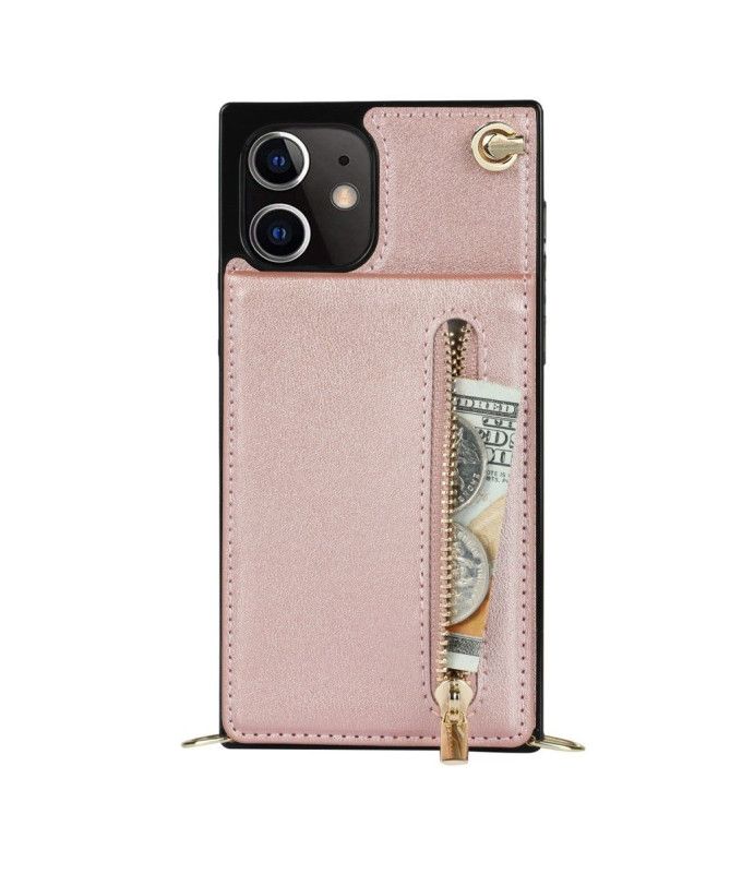 Coque iPhone 12 mini Porte-Cartes Business à cordon