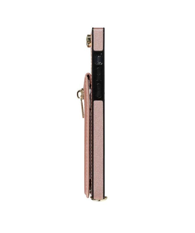 Coque iPhone 12 mini Porte-Cartes Business à cordon