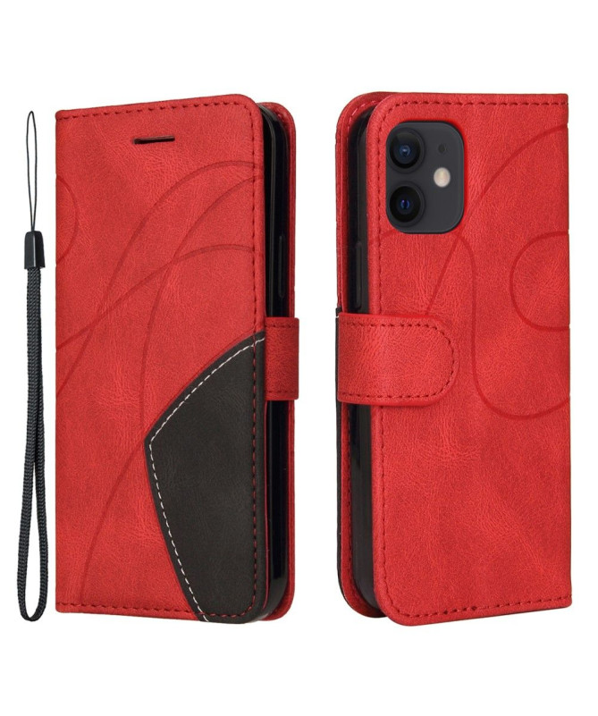 Housse iPhone 12 mini Bicolore artistique
