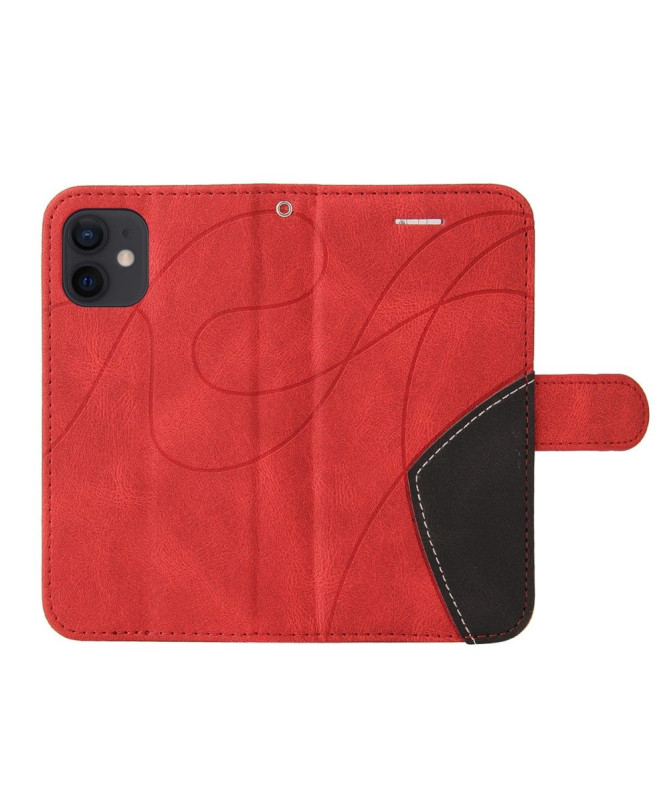 Housse iPhone 12 mini Bicolore artistique