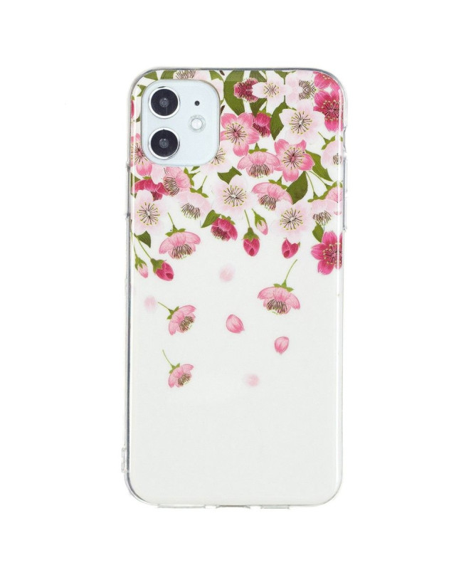 Coque iPhone 11 Fluorescente Fleurs