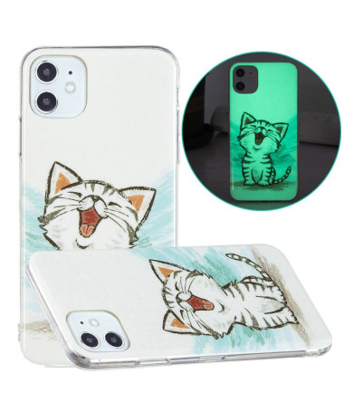 Coque iPhone 11 Fluorescente Chat content