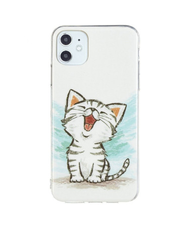 Coque iPhone 11 Fluorescente Chat content