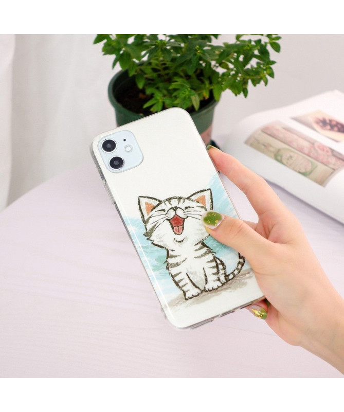 Coque iPhone 11 Fluorescente Chat content