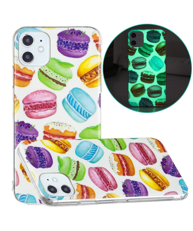 Coque iPhone 11 Fluorescente Macarons