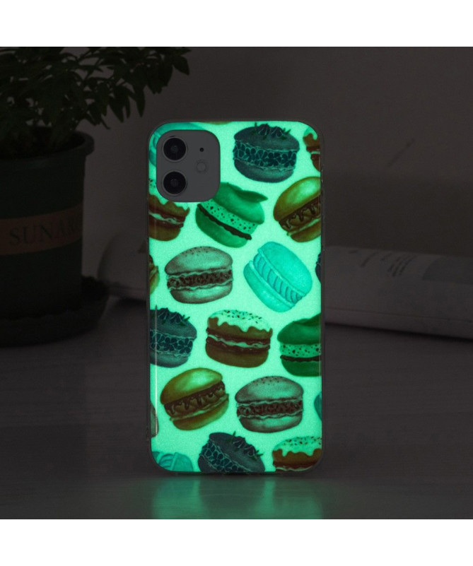 Coque iPhone 11 Fluorescente Macarons