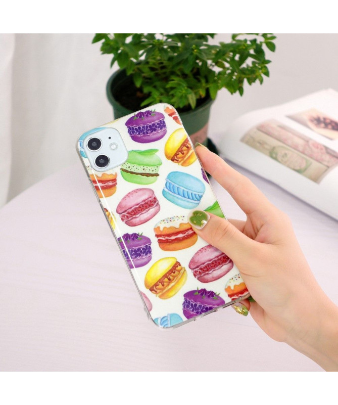 Coque iPhone 11 Fluorescente Macarons