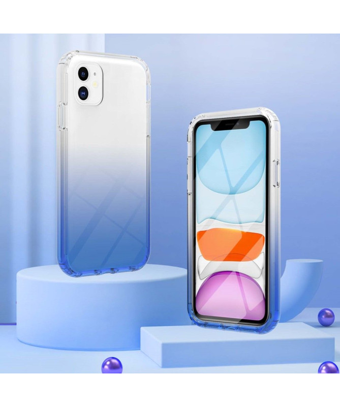 Coque iPhone 11 dégradée avec verre trempé