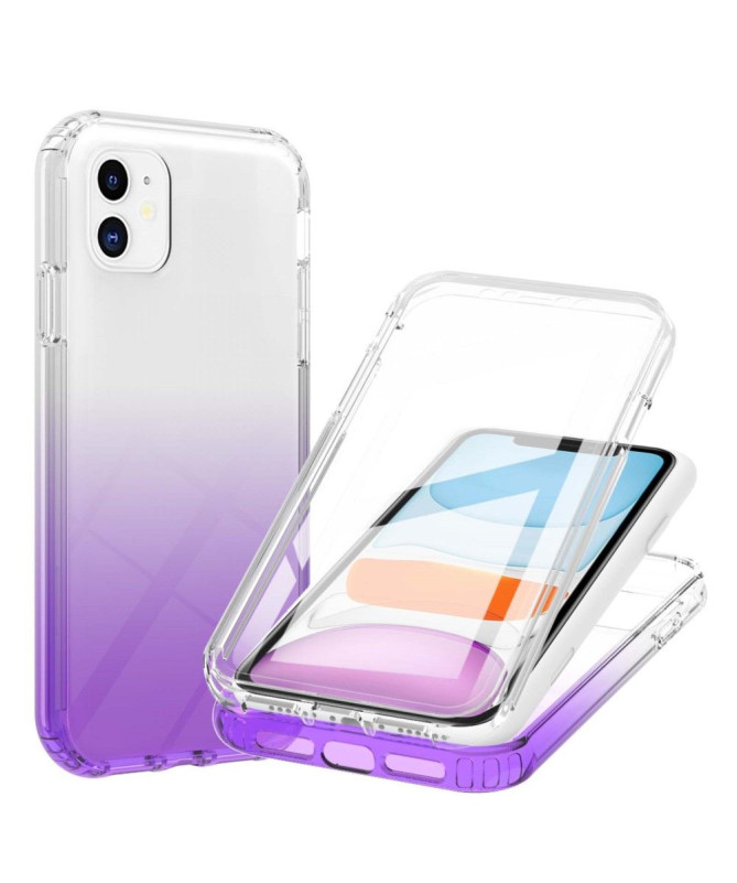 Coque iPhone 11 dégradée avec verre trempé