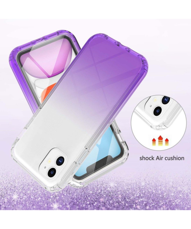 Coque iPhone 11 dégradée avec verre trempé