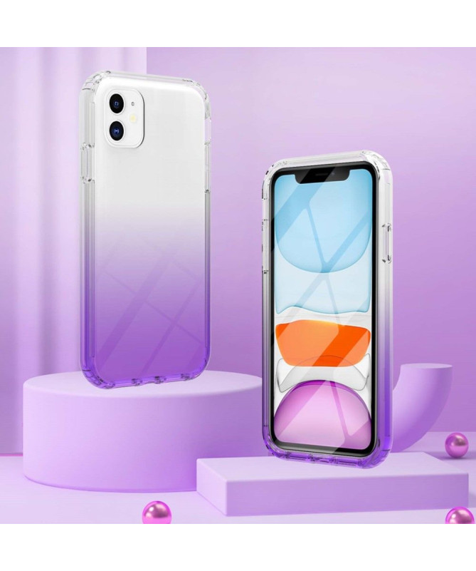 Coque iPhone 11 dégradée avec verre trempé