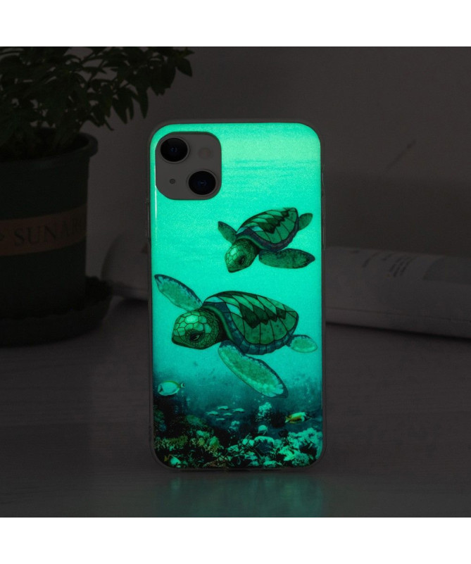Coque iPhone 13 Fluorescente Tortues