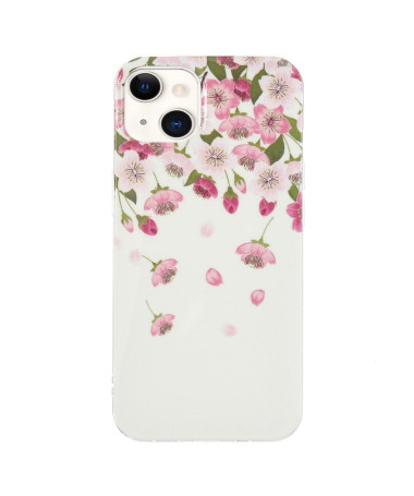 Coque iPhone 13 Fluorescente Fleurs