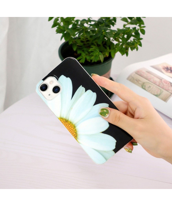 Coque iPhone 13 Fluorescente Marguerite