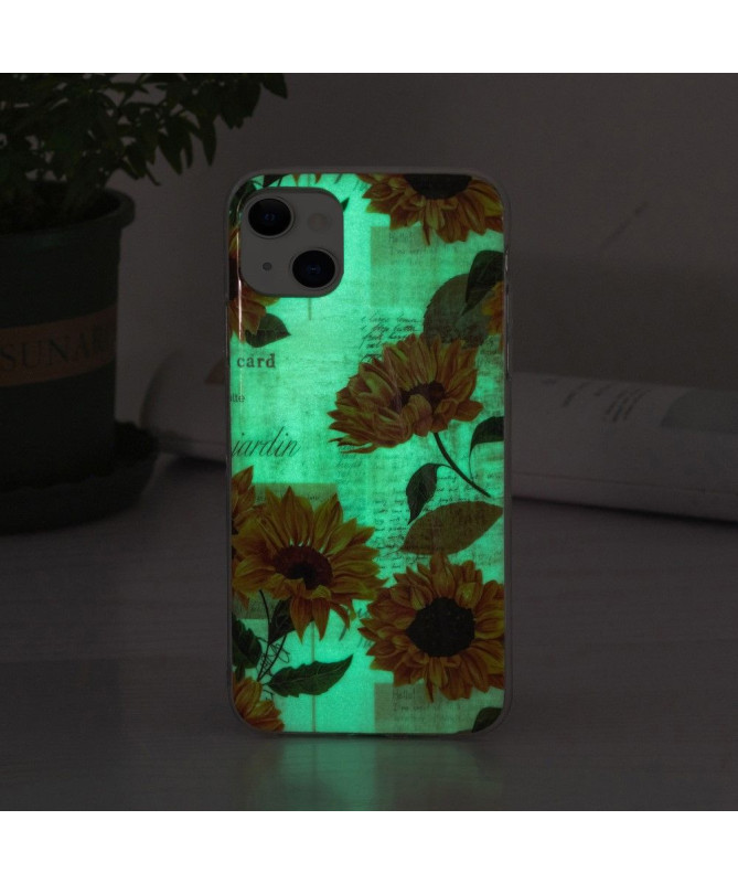 Coque iPhone 13 Fluorescente Tournesol Vintage