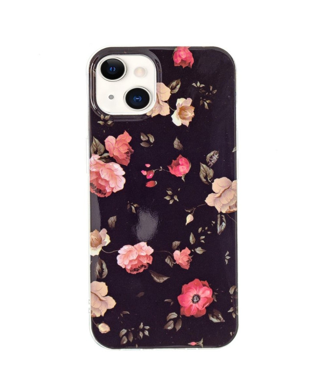 Coque iPhone 13 Fluorescente Sublime Fleurs