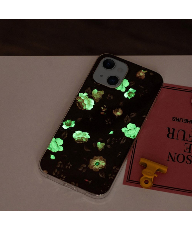 Coque iPhone 13 Fluorescente Sublime Fleurs