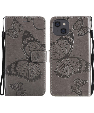 Housse iPhone 13 Papillons fonction support