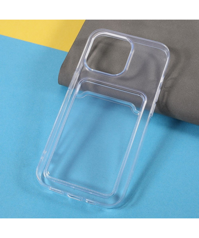 Coque iPhone 13 Pro Max Transparente Porte Carte