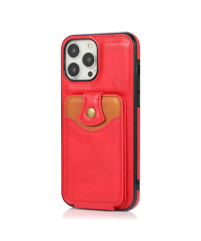 Coque iPhone 13 Pro Max Porte-Cartes coutures