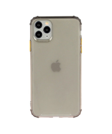 Coque  iPhone 13 Pro Max semi transparent avec boutons couleurs