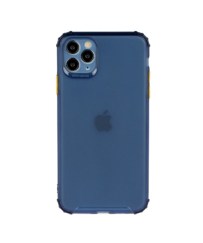 Coque  iPhone 13 Pro Max semi transparent avec boutons couleurs