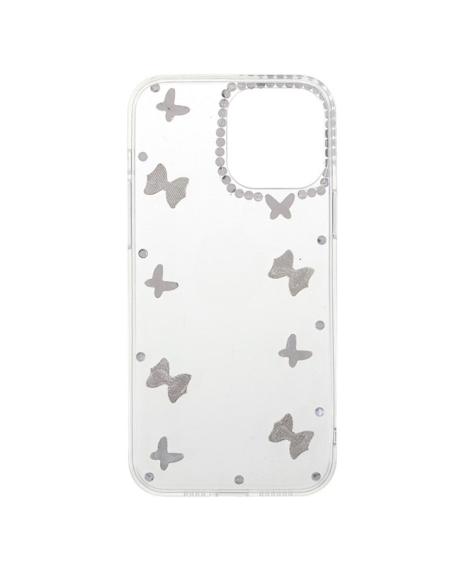 Coque iPhone 13 Pro Max Transparent papillons