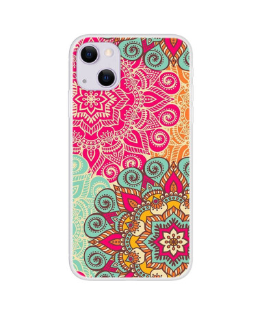 Coque iPhone 13 Mandala Rétro