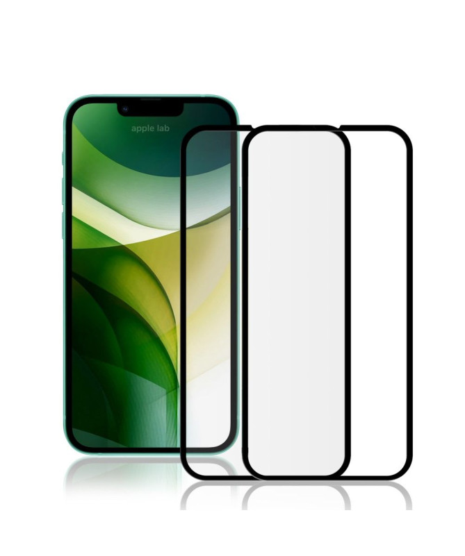 Protections d'écran iPhone 13 Pro Max en verre trempé Full Size (2 pièces)