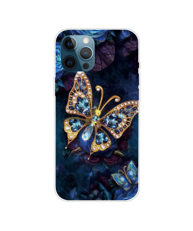 Coque iPhone 13 Pro Max Papillon jewelry